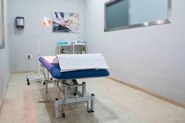 Gabinete fisioterapéutico para el tratamiento de la prostatitis