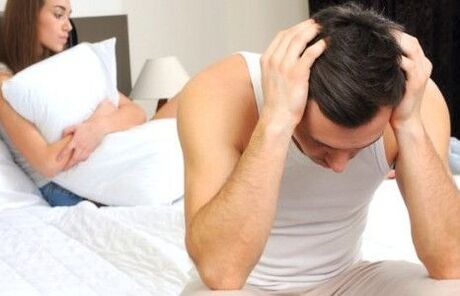 Prostatitis en un hombre