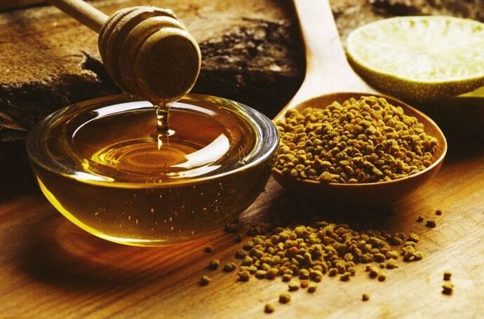 Miel y propóleo para el tratamiento de la prostatitis.