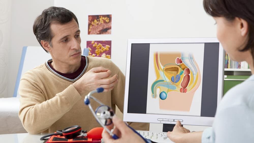 diagnóstico de prostatitis por un médico